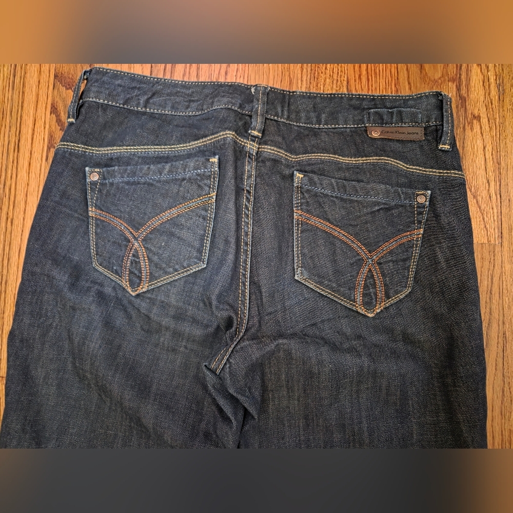 Calvin Klein Dark Denim Body Skinny Jeans Size 30 - Picture 5 of 11